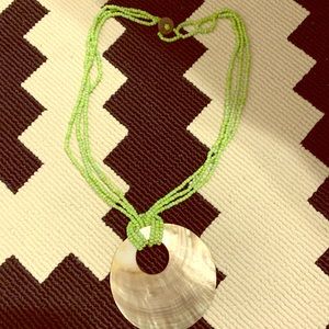 Shell beaded necklace